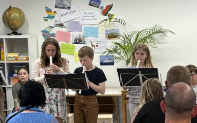 Flötenkonzert der 3. und 4. Klasse 14. Mai 2024